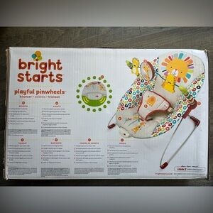Bright Starts Baby Bouncer with Colorful Pattern